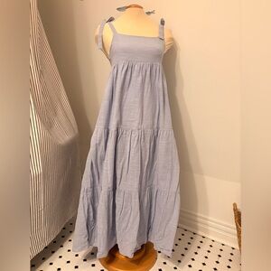 Zara NWT Blue Maxi dress
